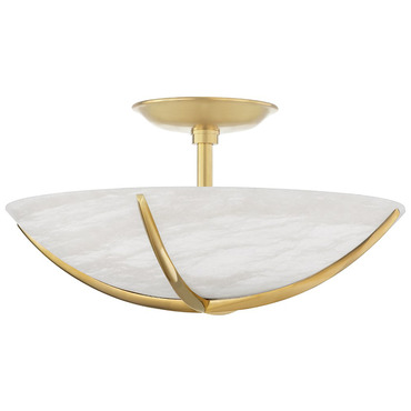 Wheatley Semi Flush Ceiling Light | Hudson Valley Lighting at Lightology Wheatley Semi Flush Ceiling Light
