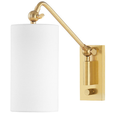 Wayne Swing Arm Wall Sconce | Hudson Valley Lighting at Lightology Wayne Swing Arm Wall Sconce