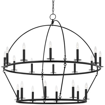 Howell Dual Tier Chandelier | Hudson Valley Lighting at Lightology Howell Dual Tier Chandelier