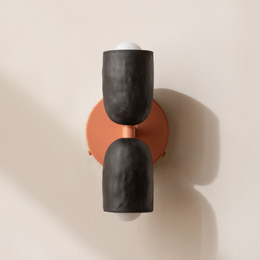 Ceramic Up Down Wall Sconce | In Common With at Lightology Ceramic Up Down Wall Sconce
