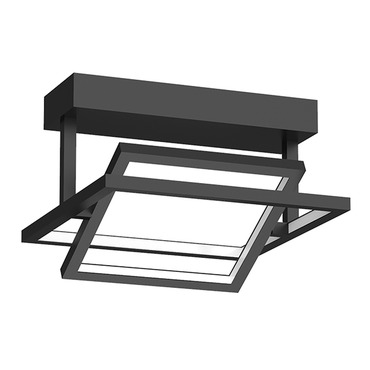 Mondrian Square Semi Flush Ceiling Light | Kuzco Lighting at Lightology Mondrian Square Semi Flush Ceiling Light