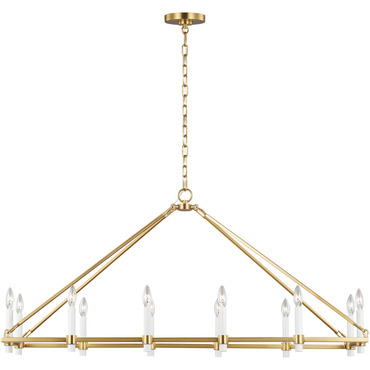 Marston Linear Chandelier | Visual Comfort Studio at Lightology Marston Linear Chandelier