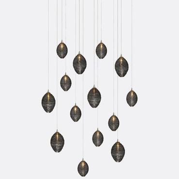 Cocoon Rectangular Multi-Light Chandelier