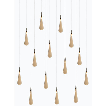 Raindrop Rectangular Chandelier | Shakuff at Lightology Raindrop Rectangular Chandelier