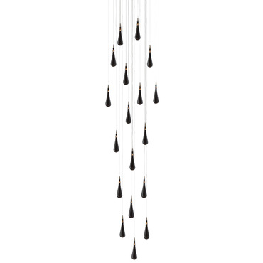 Raindrop Square Chandelier | Shakuff at Lightology Raindrop Square Chandelier