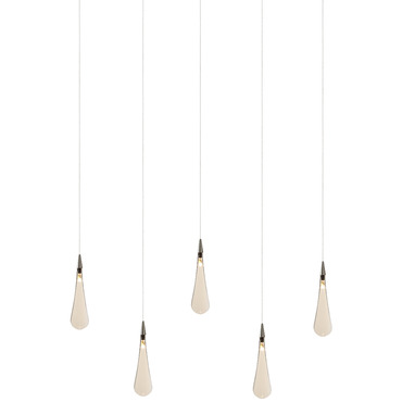 Raindrop Linear Chandelier | Shakuff at Lightology Raindrop Linear Chandelier