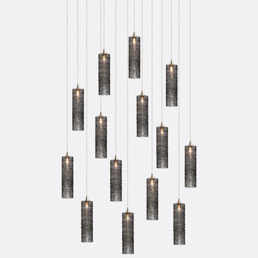 Tamar Rectangular Multi-Light Chandelier | Shakuff at Lightology Tamar Rectangular Multi-Light Chandelier
