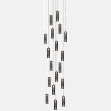 Tamar Square Multi-Light Chandelier | Shakuff at Lightology Tamar Square Multi-Light Chandelier