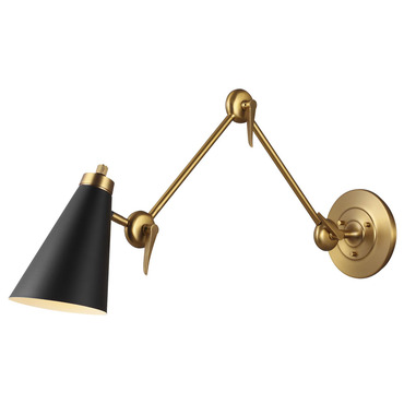 Signoret Double Arm Library Wall Sconce | Visual Comfort Studio at Lightology Signoret Double Arm Library Wall Sconce