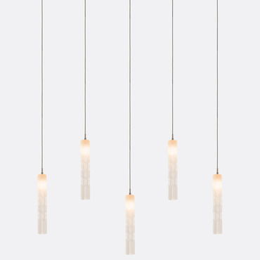 Twist Linear Chandelier | Shakuff at Lightology Twist Linear Chandelier