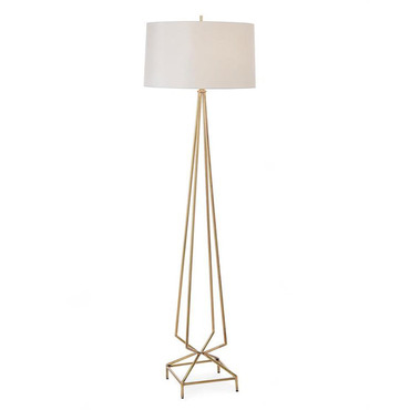Antique Brass Floor Lamp | John-Richard at Lightology Antique Brass Floor Lamp