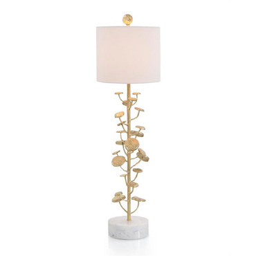 Brass Plated Table Lamp | John-Richard at Lightology Brass Plated Table Lamp