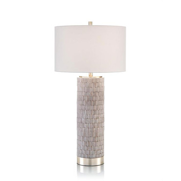 Cast Stone Table Lamp | John-Richard at Lightology Cast Stone Table Lamp