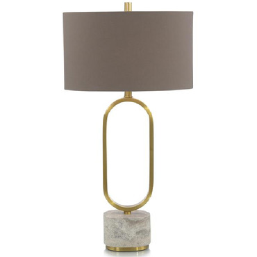 Golden Loop Table Lamp | John-Richard at Lightology Golden Loop Table Lamp
