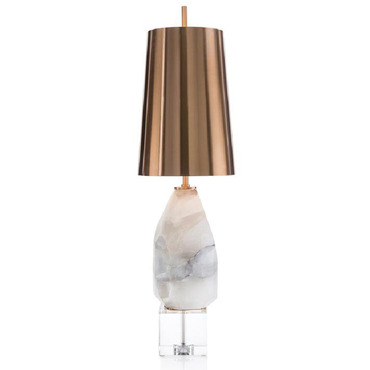 Multifaceted Alabaster Table Lamp | John-Richard at Lightology Multifaceted Alabaster Table Lamp