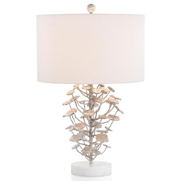 Nickel Plated Table Lamp | John-Richard at Lightology Nickel Plated Table Lamp