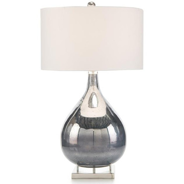 Smoky Blue Table Lamp | John-Richard at Lightology Smoky Blue Table Lamp