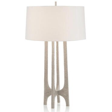 Textured Arc Table Lamp | John-Richard at Lightology Textured Arc Table Lamp