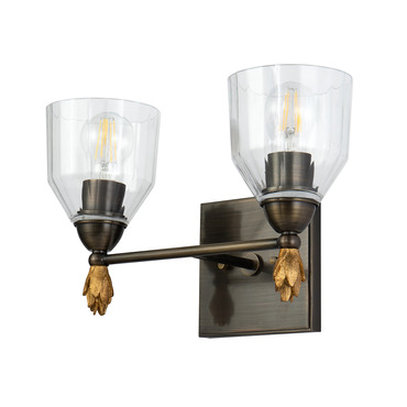 Felice F1 Bathroom Vanity Light | Lucas + McKearn at Lightology Felice F1 Bathroom Vanity Light