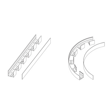 Flex Neon .5 Inch Flexible Aluminum Channel