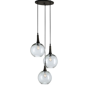 Beckett Trio Pendant | Currey and Company at Lightology Beckett Trio Pendant