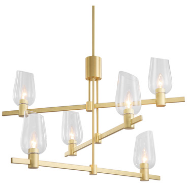 Calabria Linear Chandelier | Kanova at Lightology Calabria Linear Chandelier