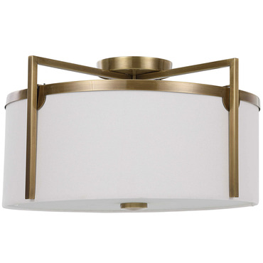 Colfax Semi Flush Ceiling Light | Uttermost at Lightology Colfax Semi Flush Ceiling Light