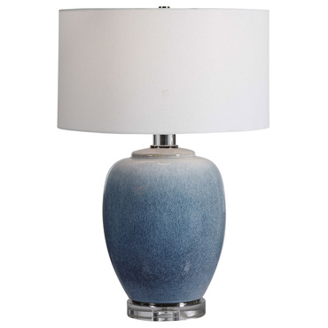 Blue Waters Table Lamp | Uttermost at Lightology Blue Waters Table Lamp