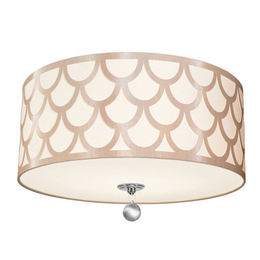 Hannah Flush Mount Ceiling Light | Dainolite at Lightology Hannah Flush Mount Ceiling Light