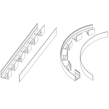 Flex Neon .7 Inch Flexible Aluminum Channel