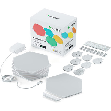 Nanoleaf Shapes Hexagons Smarter Kit | Nanoleaf at Lightology Nanoleaf Shapes Hexagons Smarter Kit