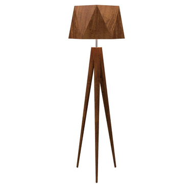 Faceted Tripod Floor Lamp