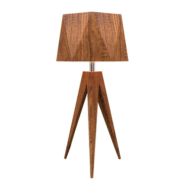 Faceted Tripod Table Lamp