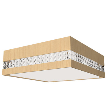 Crystal Square Ceiling Light | Accord Iluminacao at Lightology Crystal Square Ceiling Light