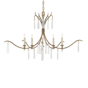 Marshallia Chandelier | Currey and Company at Lightology Marshallia Chandelier