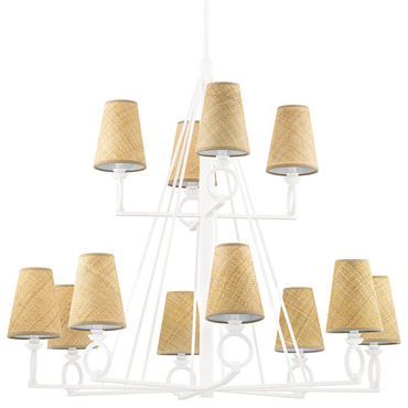 Pendleton Tiered Chandelier | Hudson Valley Lighting at Lightology Pendleton Tiered Chandelier
