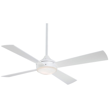 Aluma Ceiling Fan with Light | Minka Aire at Lightology Aluma Ceiling Fan with Light