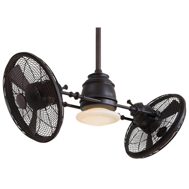 Vintage Gryo Ceiling Fan with Light | Minka Aire at Lightology Vintage Gryo Ceiling Fan with Light