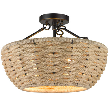 Hathaway Semi Flush Ceiling Light