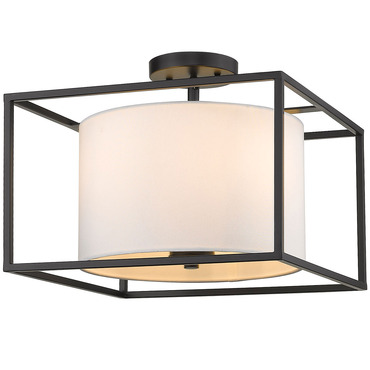 Manhattan Semi Flush Ceiling Light