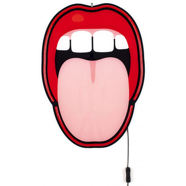 Blow Tongue LED Lamp | Seletti at Lightology Blow Tongue LED Lamp