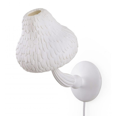 Mushroom Plug in Wall Sconce