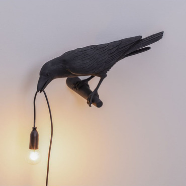 Bird Looking Outdoor Wall Sconce