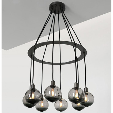 Drape Circle 8 Chandelier | SkLO at Lightology Drape Circle 8 Chandelier