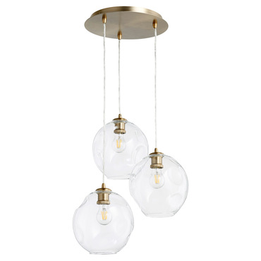 Numen Multi Light Pendant | Quorum at Lightology Numen Multi Light Pendant