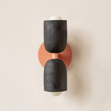 Ceramic Up Down Slim Wall Sconce | In Common With at Lightology Ceramic Up Down Slim Wall Sconce
