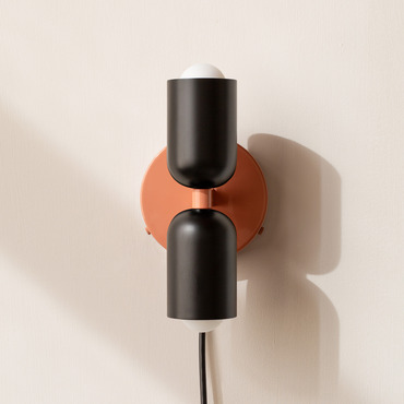 Up Down Plug-In Wall Sconce | In Common With at Lightology Up Down Plug-In Wall Sconce