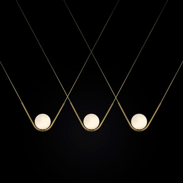 Perle 1 Trio Pendant | Larose Guyon at Lightology Perle 1 Trio Pendant