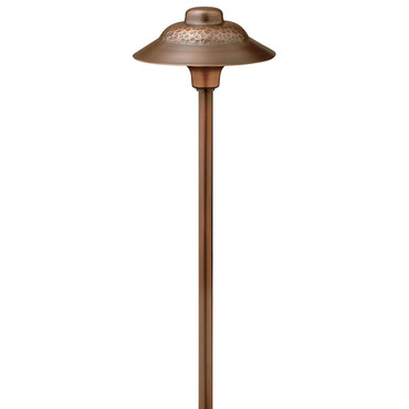 Essence Hammered 12V LED Path Light | Hinkley Lighting at Lightology Essence Hammered 12V LED Path Light