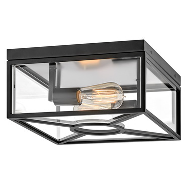Brixton Outdoor Flush Mount | Hinkley Lighting at Lightology Brixton Outdoor Flush Mount